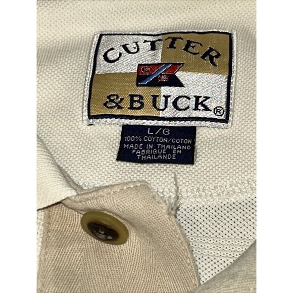 Cutter & Buck Polo Golf Shirt Men’s Large Short Sleeve - Picture 7 of 8